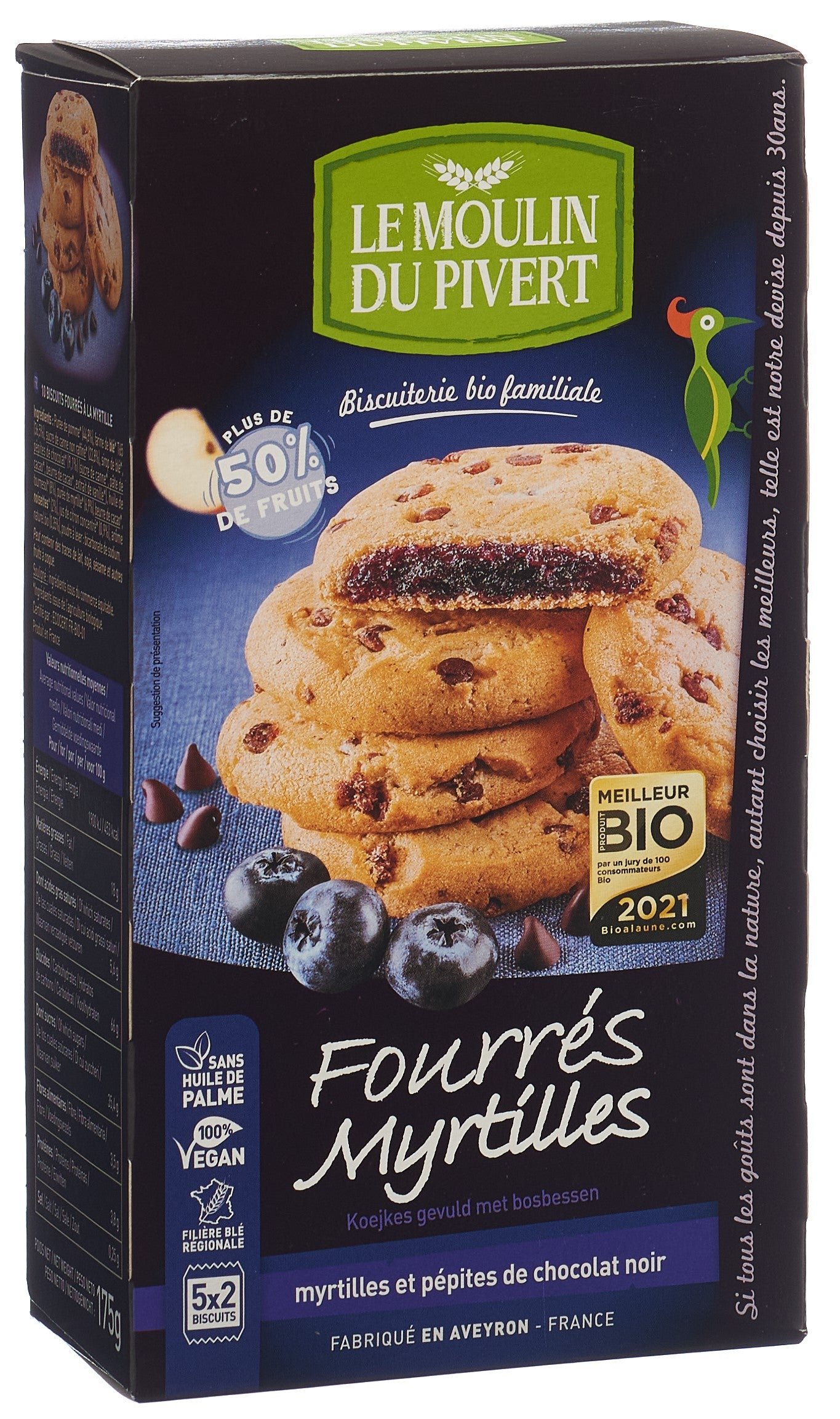 LE MOULIN DU PIVERT Cookies Fourrés Heidelb