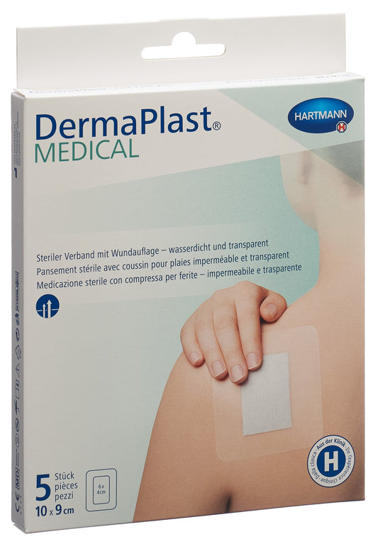 DERMAPLAST Medical Transparentverb 10x9cm