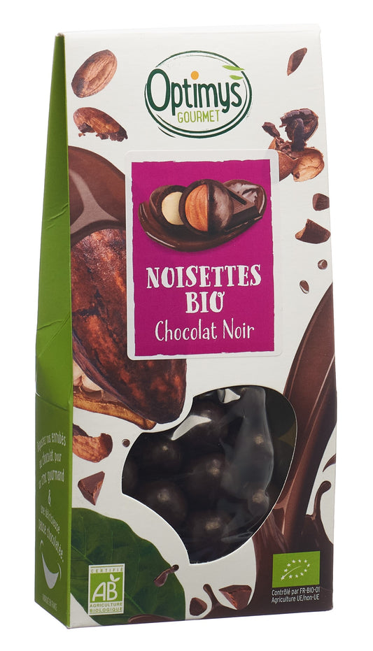 OPTIMYS Genuss Haselnusskerne dunk Schok Bio