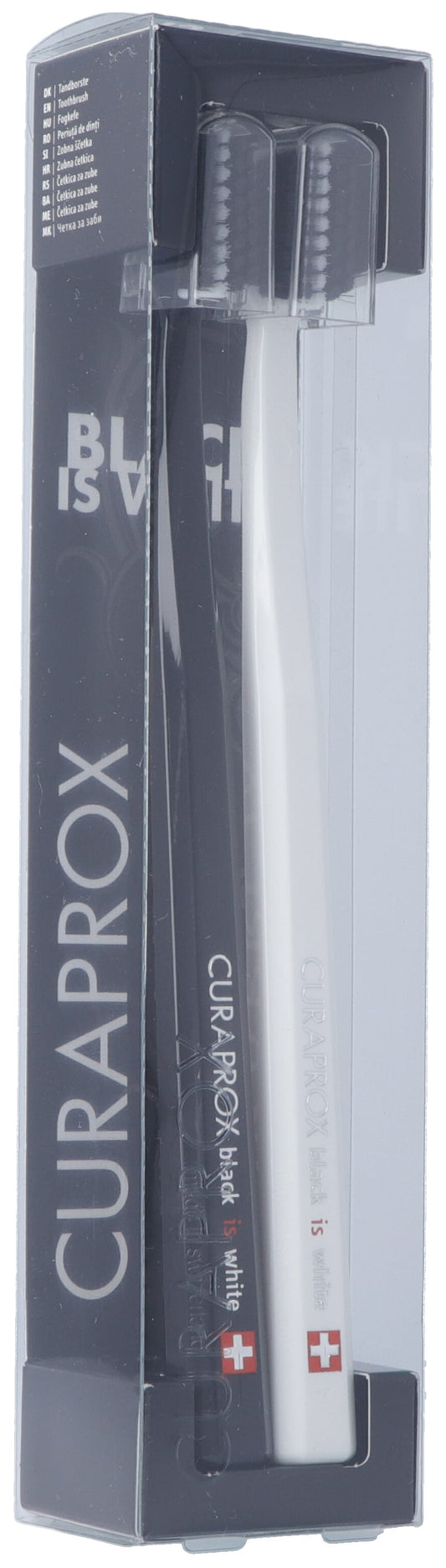 CURAPROX White is Black Zahnbürst weiss/schw
