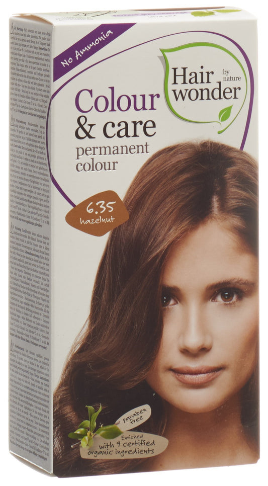 HENNA Hairwonder Colour & Care 6.35 haselnuss