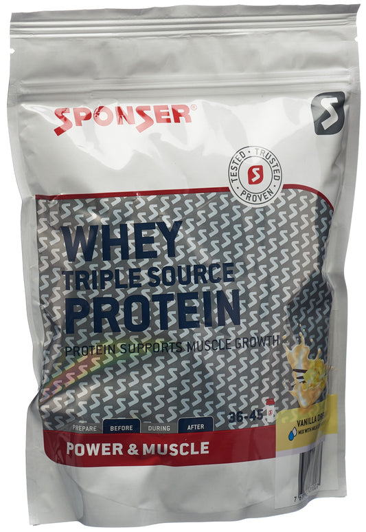 SPONSER Whey Triple Source Protein Vanilla