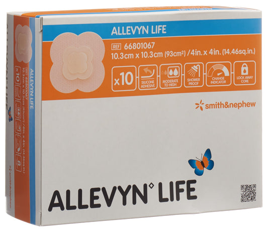 ALLEVYN LIFE Sil-Schaumver 10.3x10.3cm