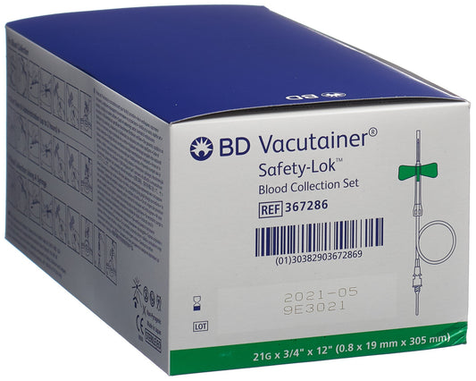 VACUTAINER Blutentnah Set 21Gx3/4 grün lang