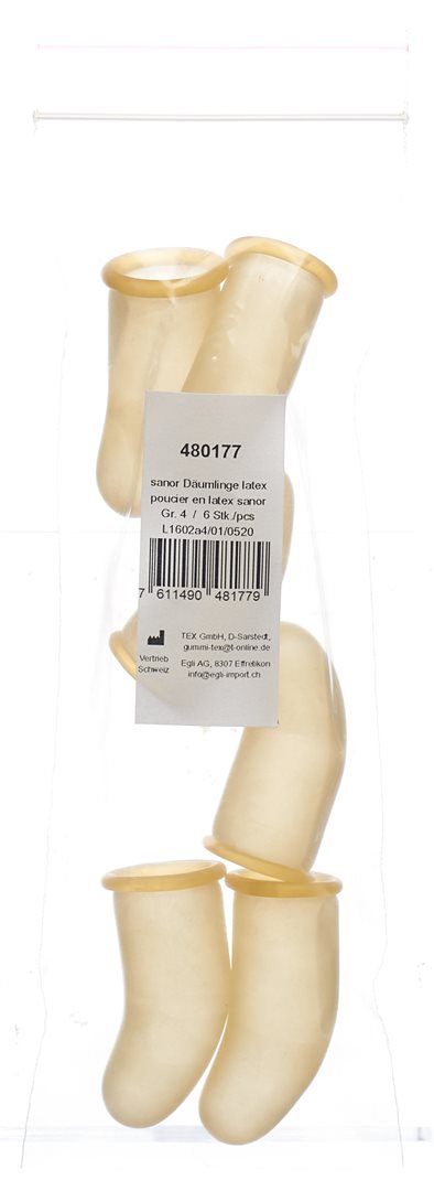 SANOR Däumling Latex Gr4