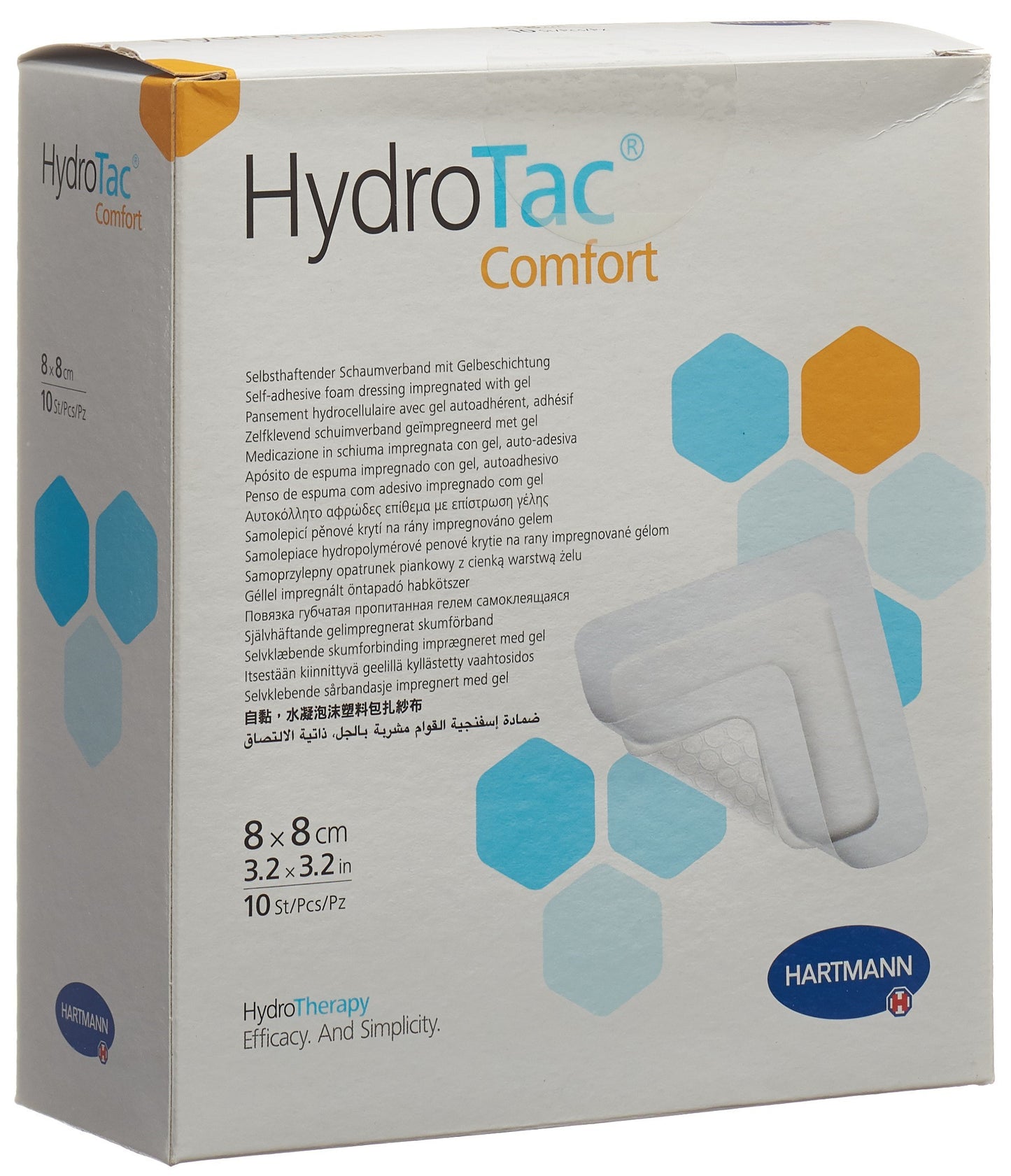 HYDROTAC Comfort Wundverband 8x8cm st