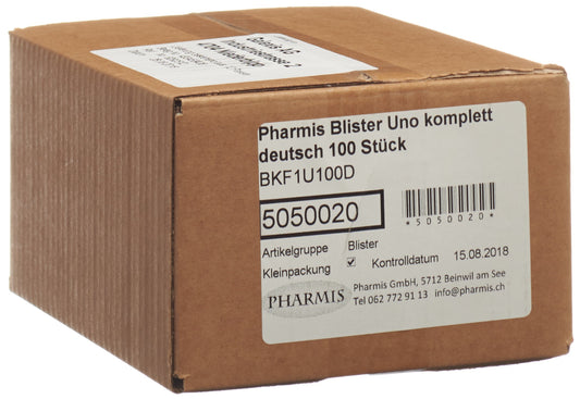 PHARMIS Blister Uno komplett