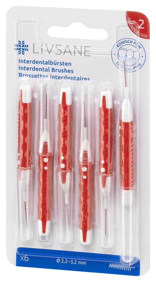 LIVSANE Interdentalbürsten konisch fein