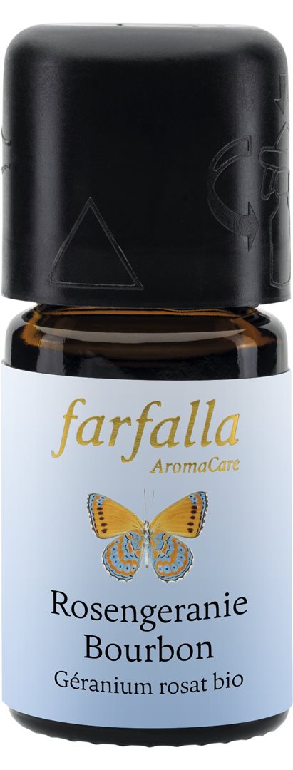 FARFALLA Rosengeranie Bourb Äth/Öl Bio Cru