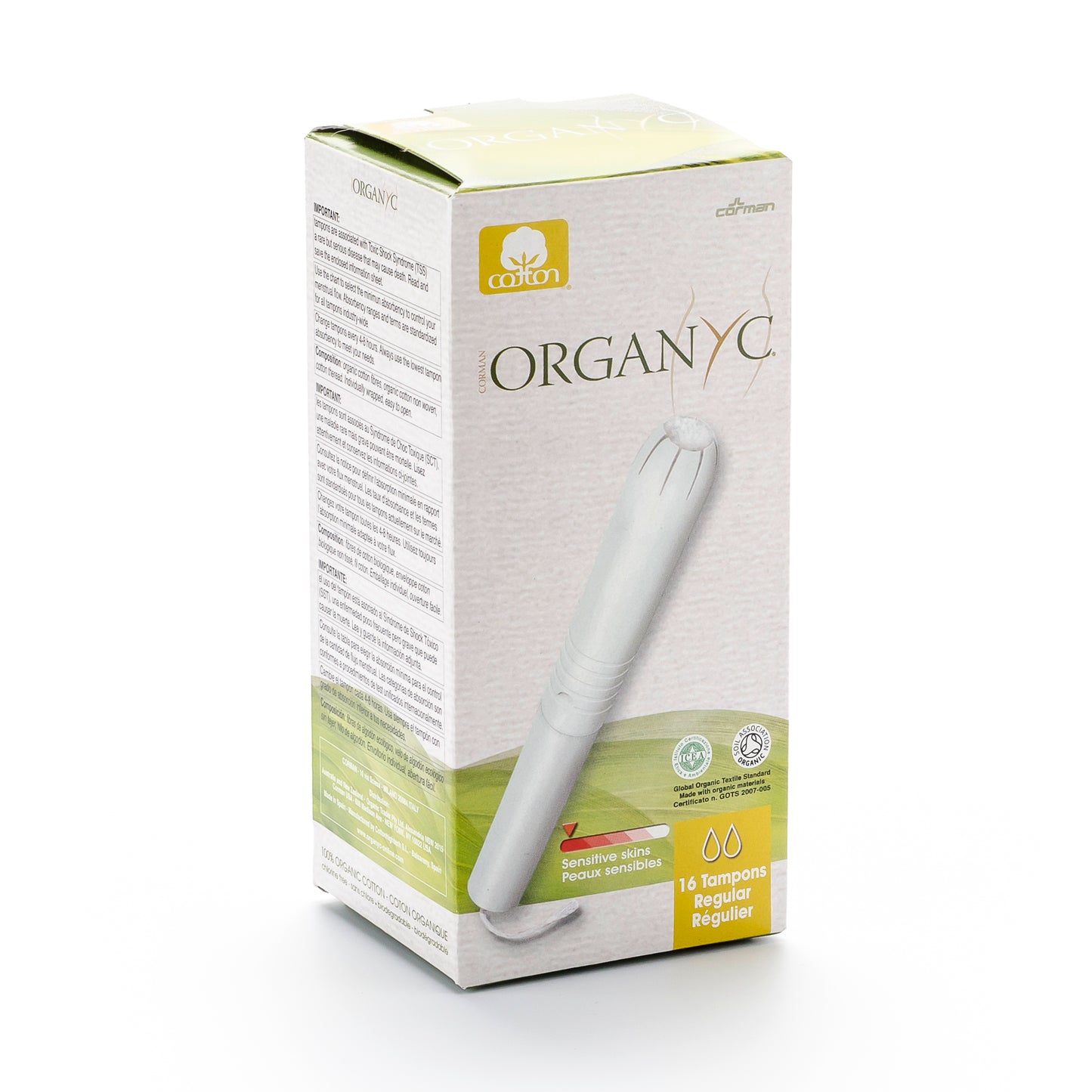 ORGANYC Tampons Regular mit Applikator