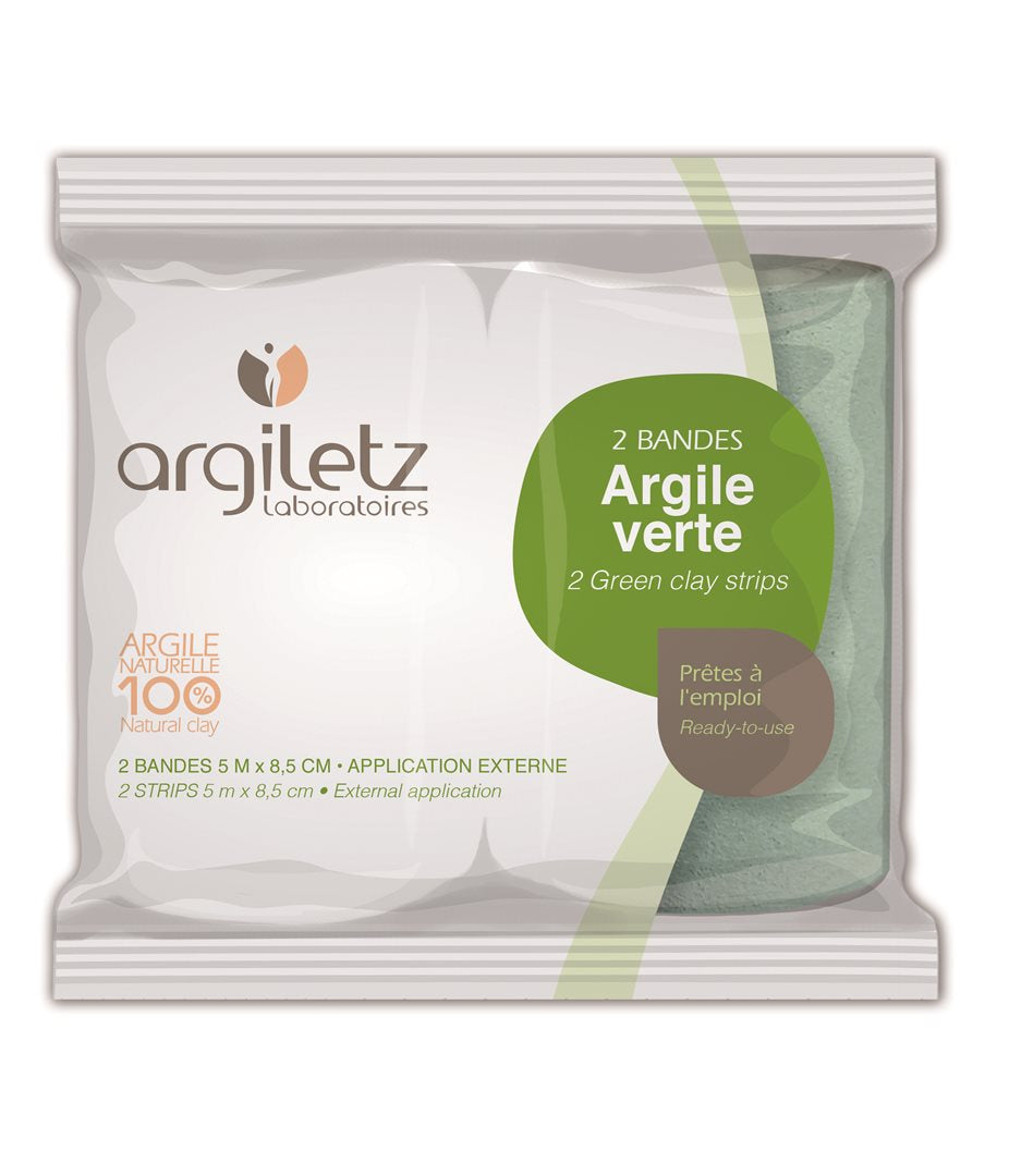 ARGILETZ Heilerde grün Inst 5mx8.5cm Binden