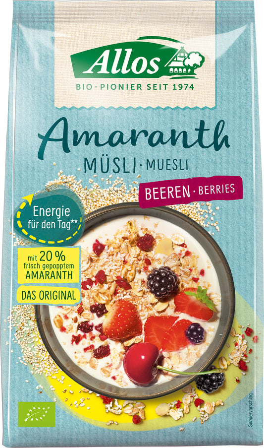 ALLOS Amaranth Müsli Beeren