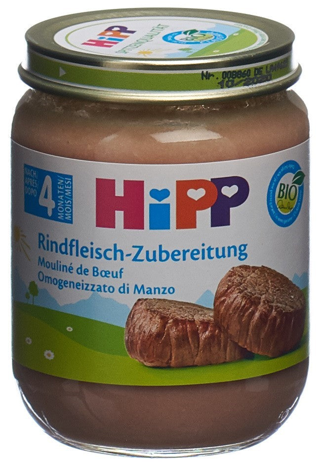 HIPP Rindfleisch Zubereitung 4M