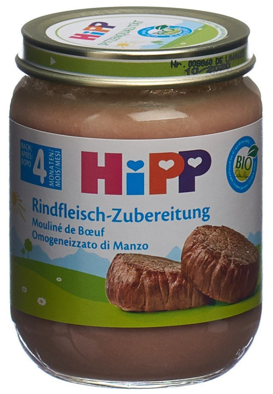 HIPP Rindfleisch Zubereitung 4M