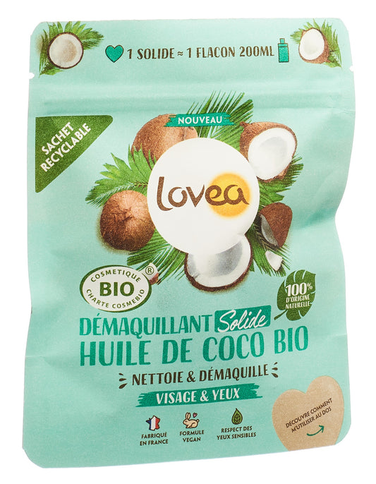 LOVEA fester Make-up Entferner Bio Kokosöl