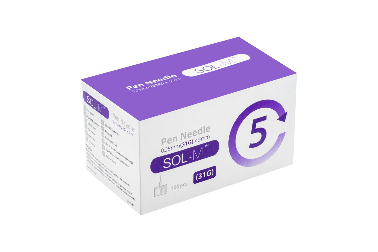 SOL-M Pen Nadel 31G 0.25mmx5mm