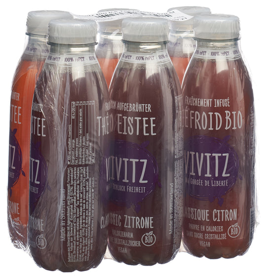 VIVITZ Bio Eistee Classic Zitrone