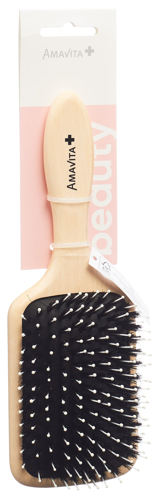 AMAVITA Beauty Langhaarbürste Buchenholz