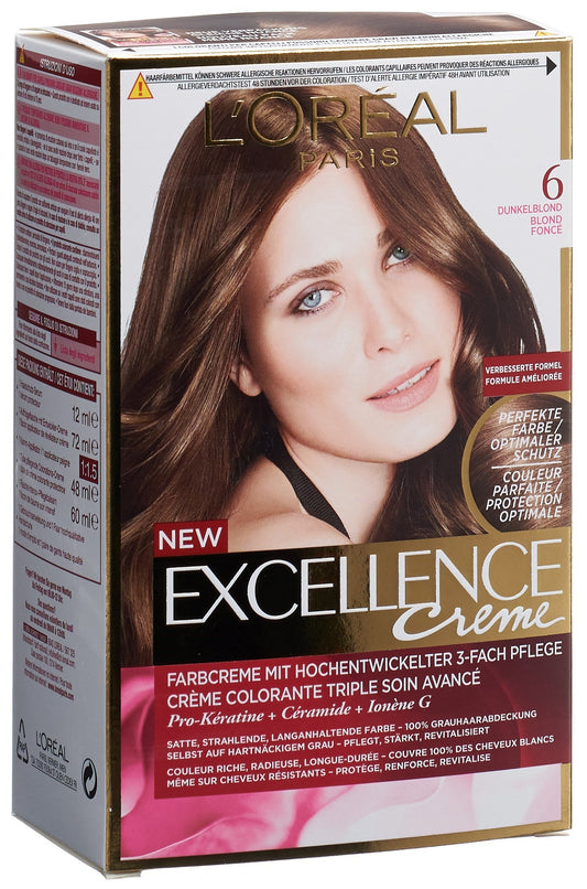 EXCELLENCE Creme Triple Prot 6 dunkelblond
