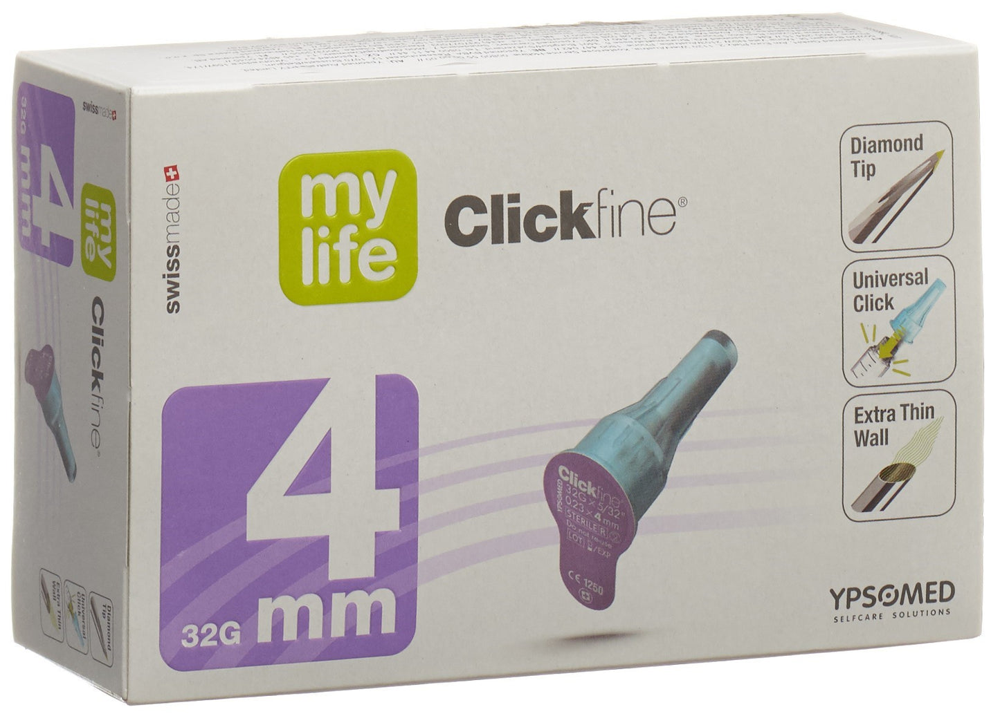 MYLIFE Clickfine Pen Nadeln 4mm 32G