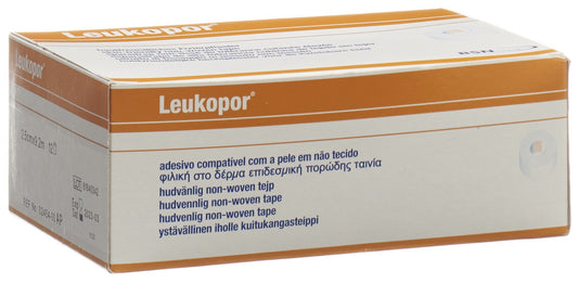 LEUKOPOR Heftpflaster 9.2mx2.5cm weiss