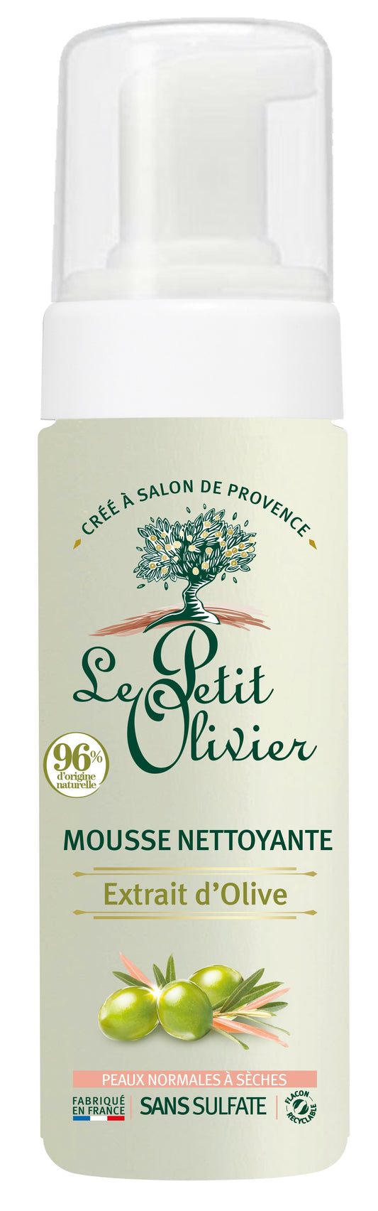 LE PETIT OLIVIER olive mousse nettoyante