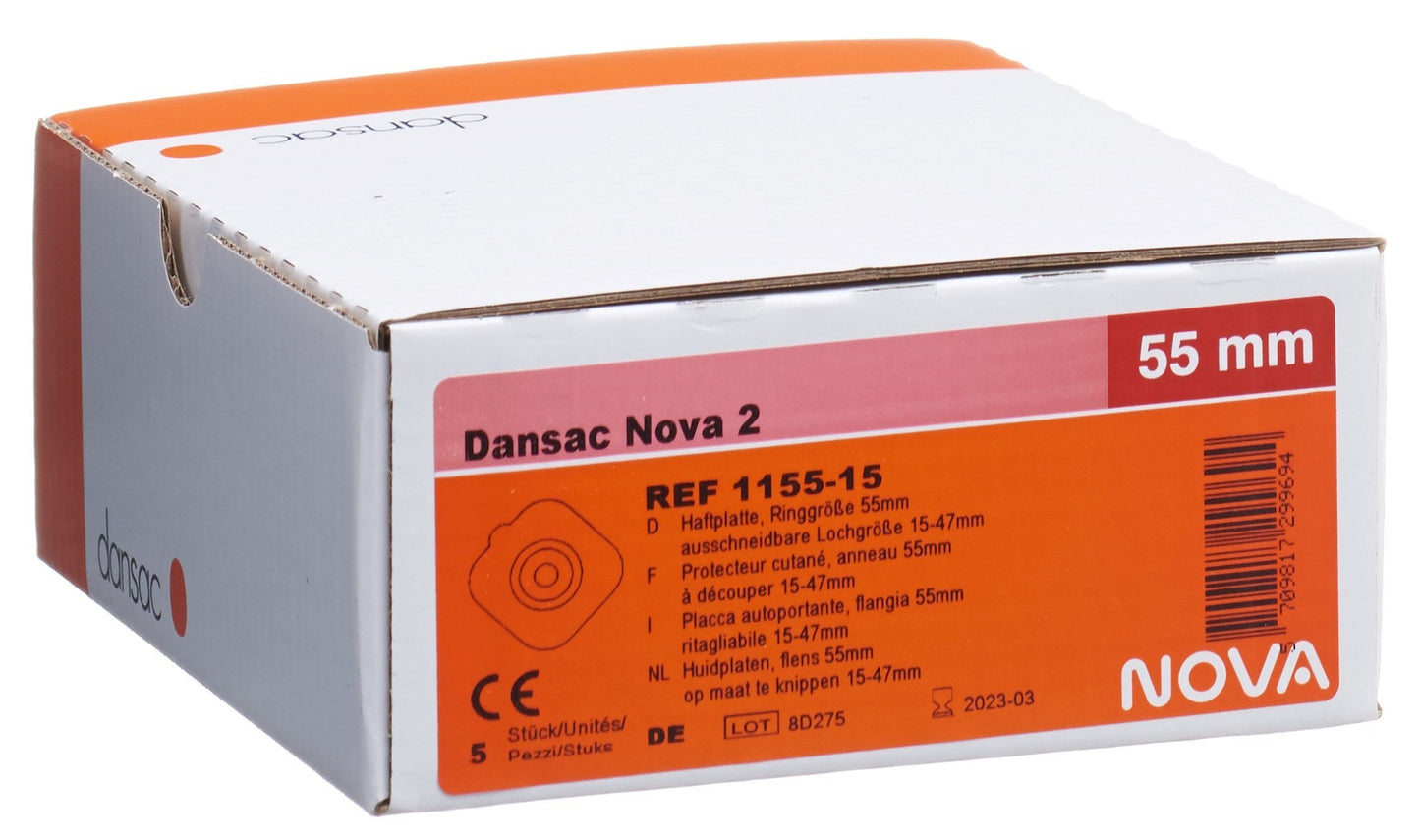DANSAC NOVA 2 Basisplatte 55mm 15-47mm