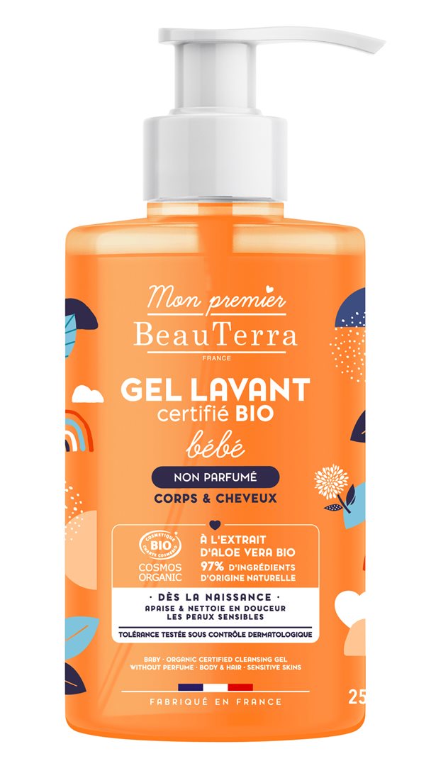 BEAUTERRA Baby Duschgel ohne Parf Bio