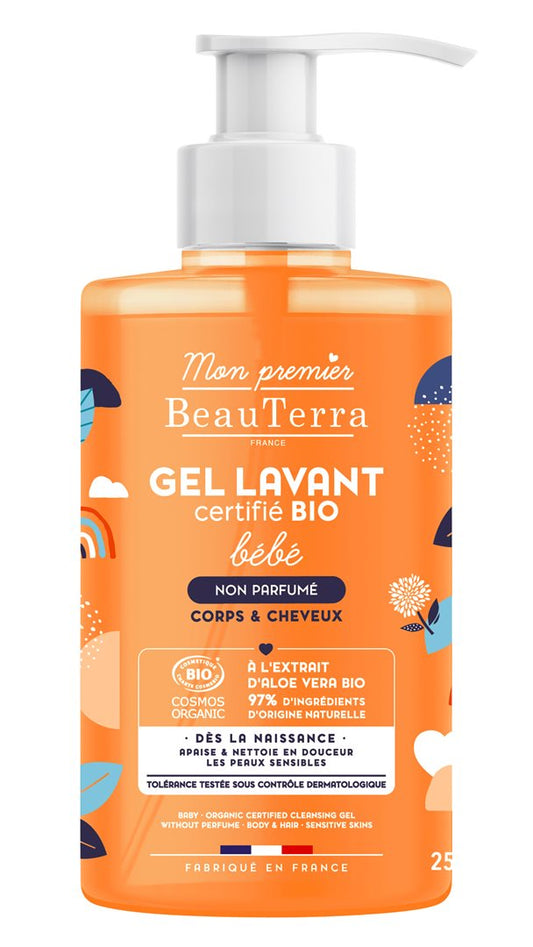 BEAUTERRA Baby Duschgel ohne Parf Bio