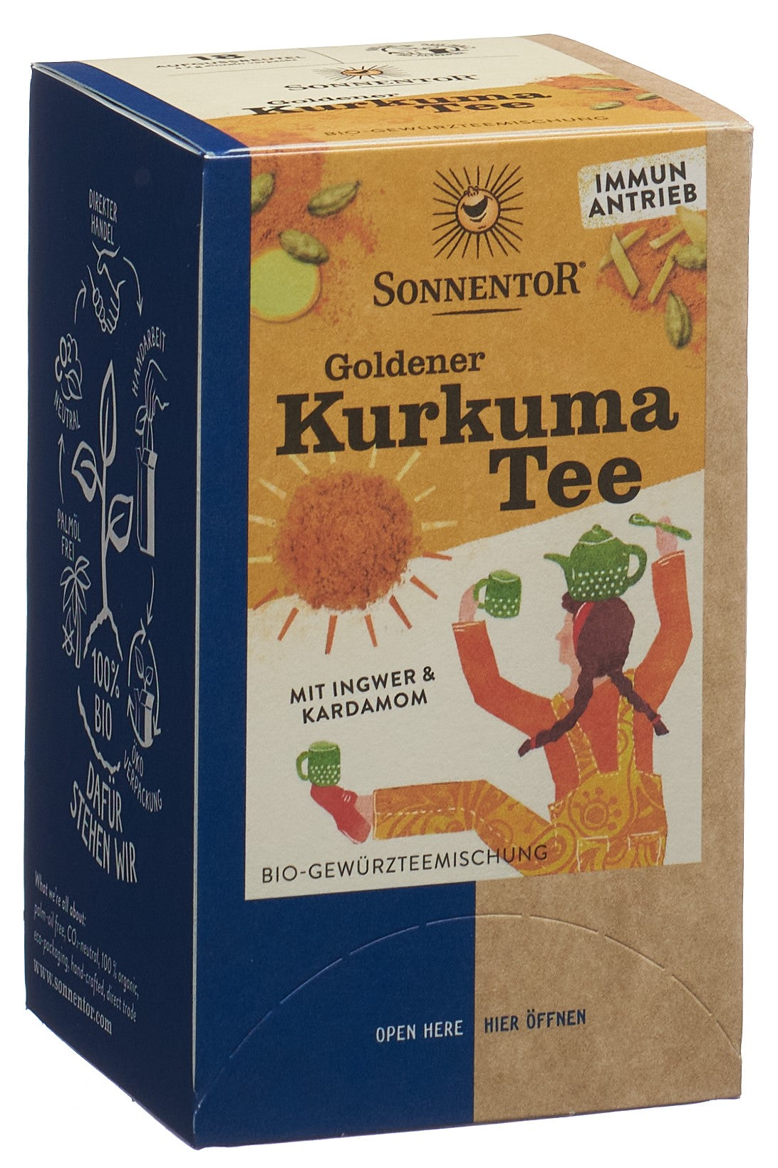 SONNENTOR goldener Kurkuma Tee BIO