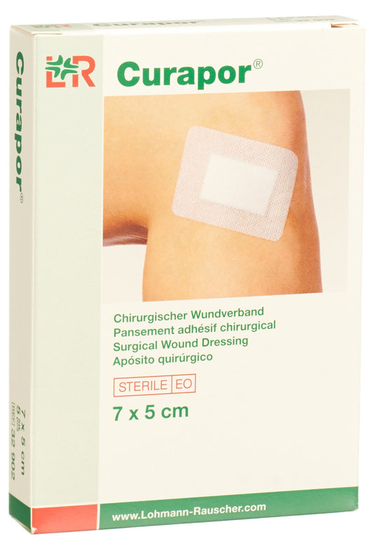 CURAPOR Chirurgisch Wundverband 7x5cm st