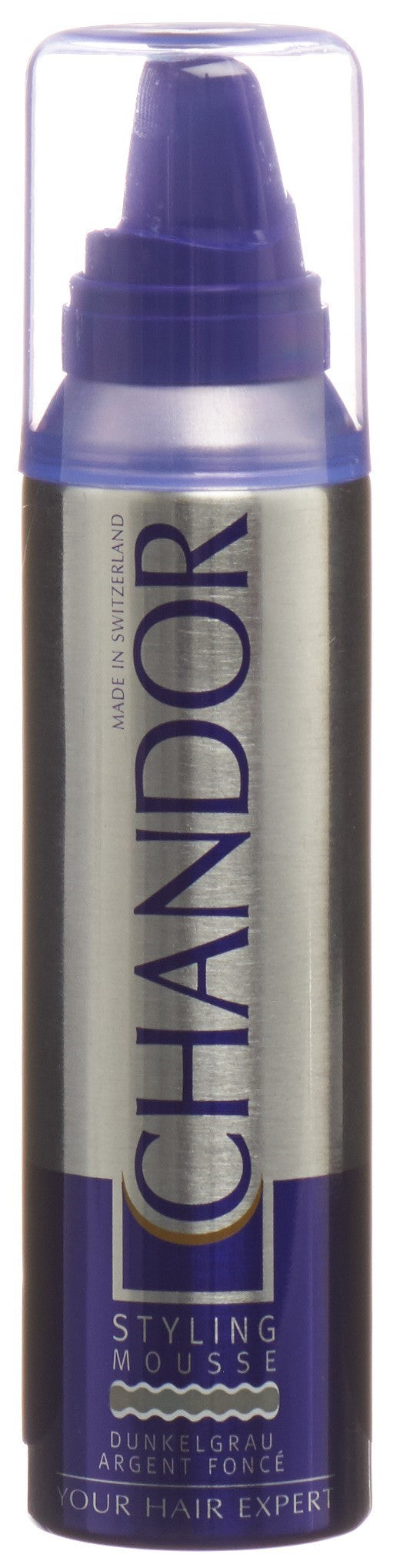 CHANDOR COLOUR Styling Mousse Dunkelgrau