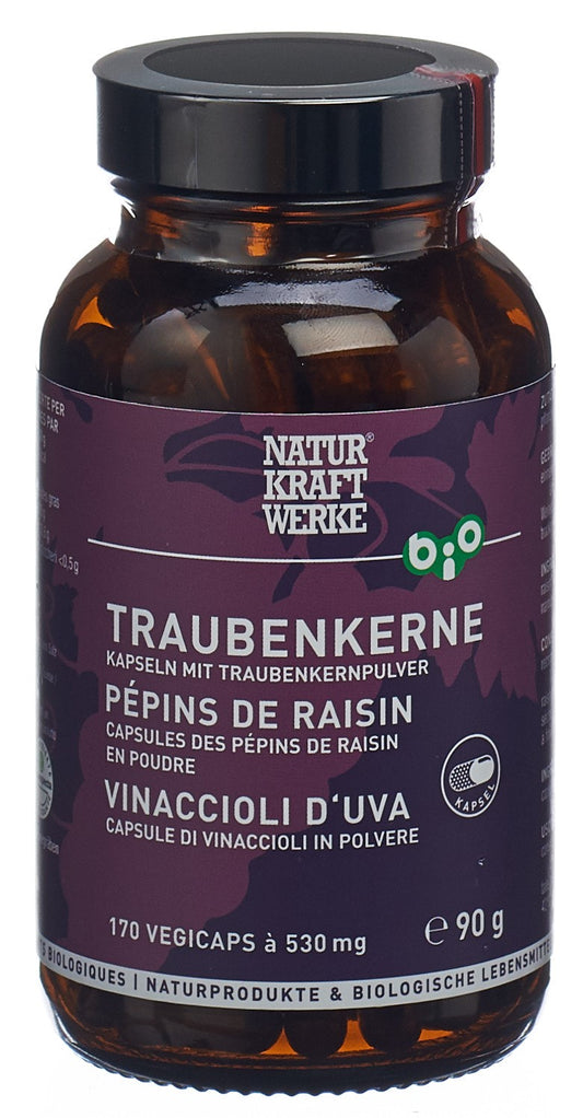 NATURKRAFTWERKE Traubenkerne Vegicaps Bio