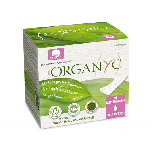 ORGANYC Slipeinlagen gefaltet light flow