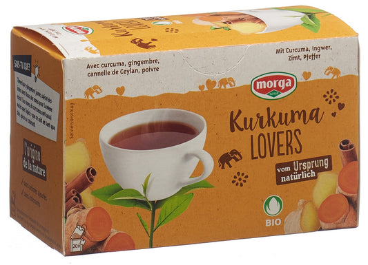 MORGA Curcuma Lovers Tee m/H Bio Knospe