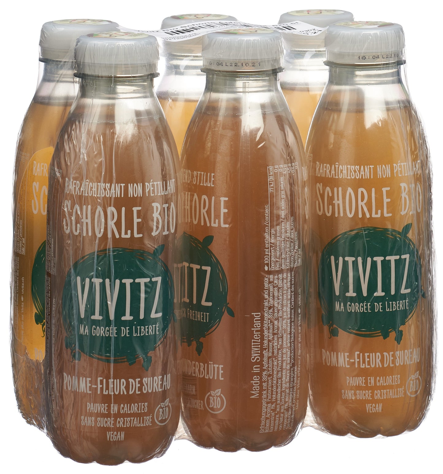 VIVITZ Bio Schorle Apfel Holunderblüte