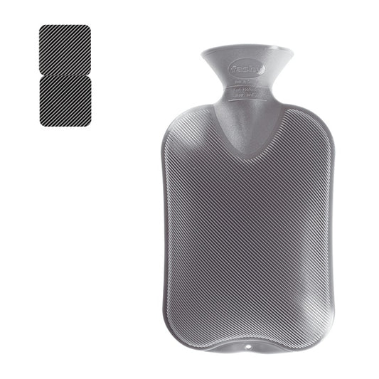 FASHY Wärmeflasche 2l Doppellamelle anthrazit