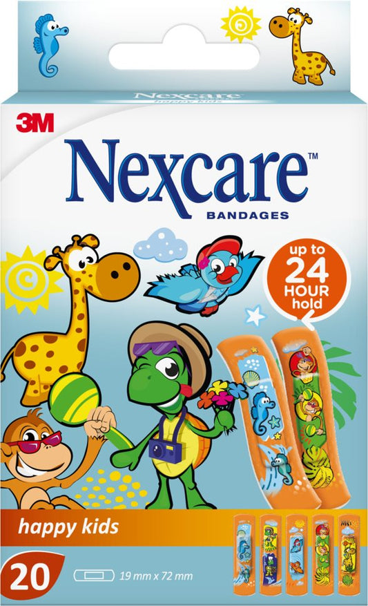 3M NEXCARE Kinderpflast Happy Kid 1.9x7.2cm