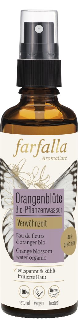 FARFALLA Bio-Pflanzenwasser Orangenblüte