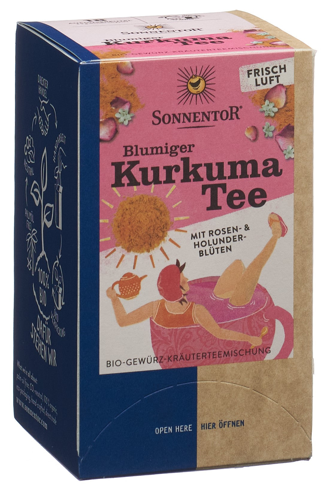 SONNENTOR blumiger Kurkuma Tee BIO