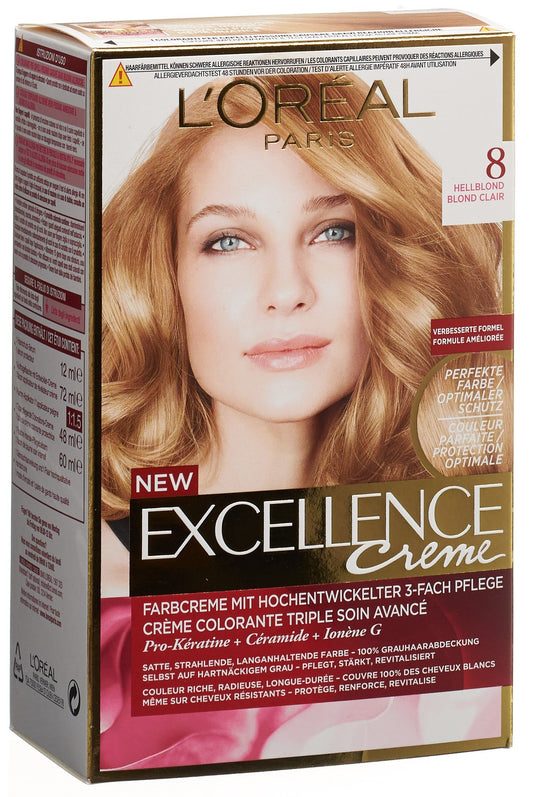 EXCELLENCE Creme Triple Prot 8 hellblond