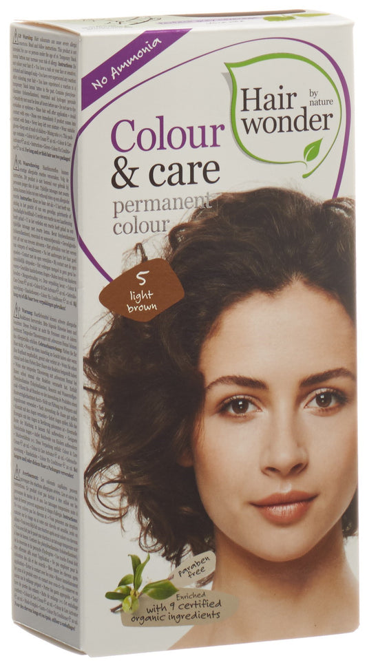 HENNA Hairwonder Colour & Care 5 hellbraun