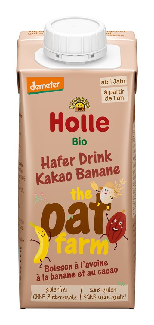 HOLLE Bio-Haferdrink Kakao Banane