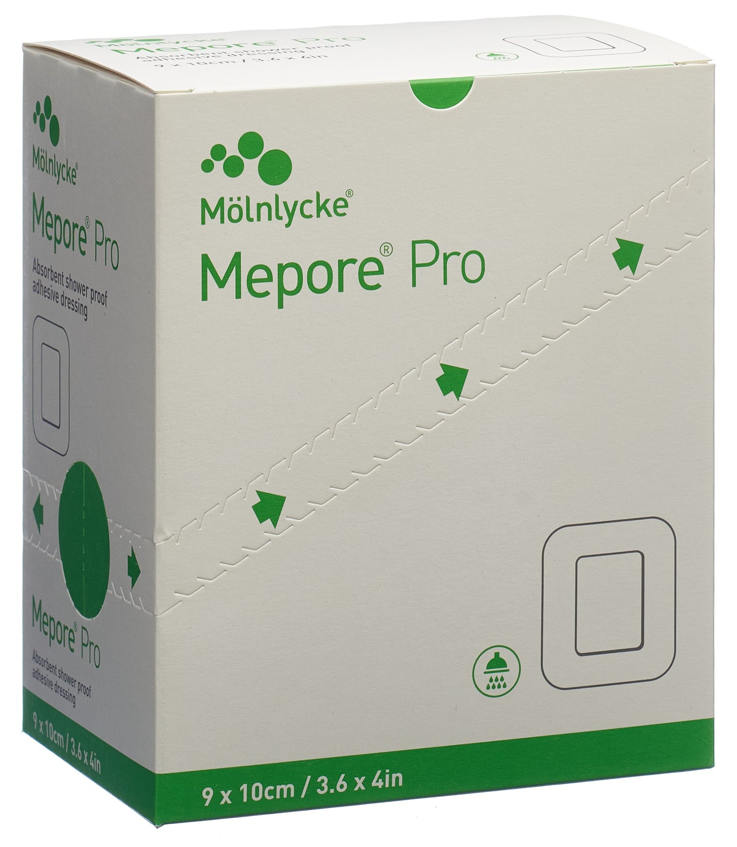 MEPORE PRO Wundv 10x9cm Wundk 6x5cm st (n)