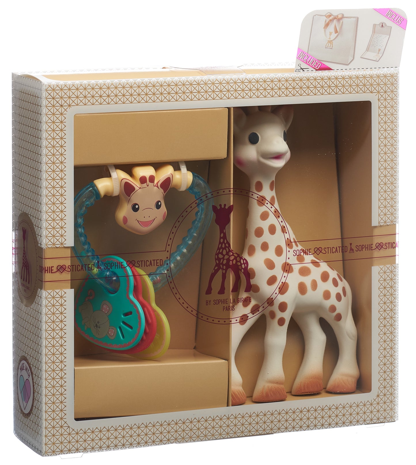 SOPHIE LA GIRAFE Geschenkbox Klassisch Set 3