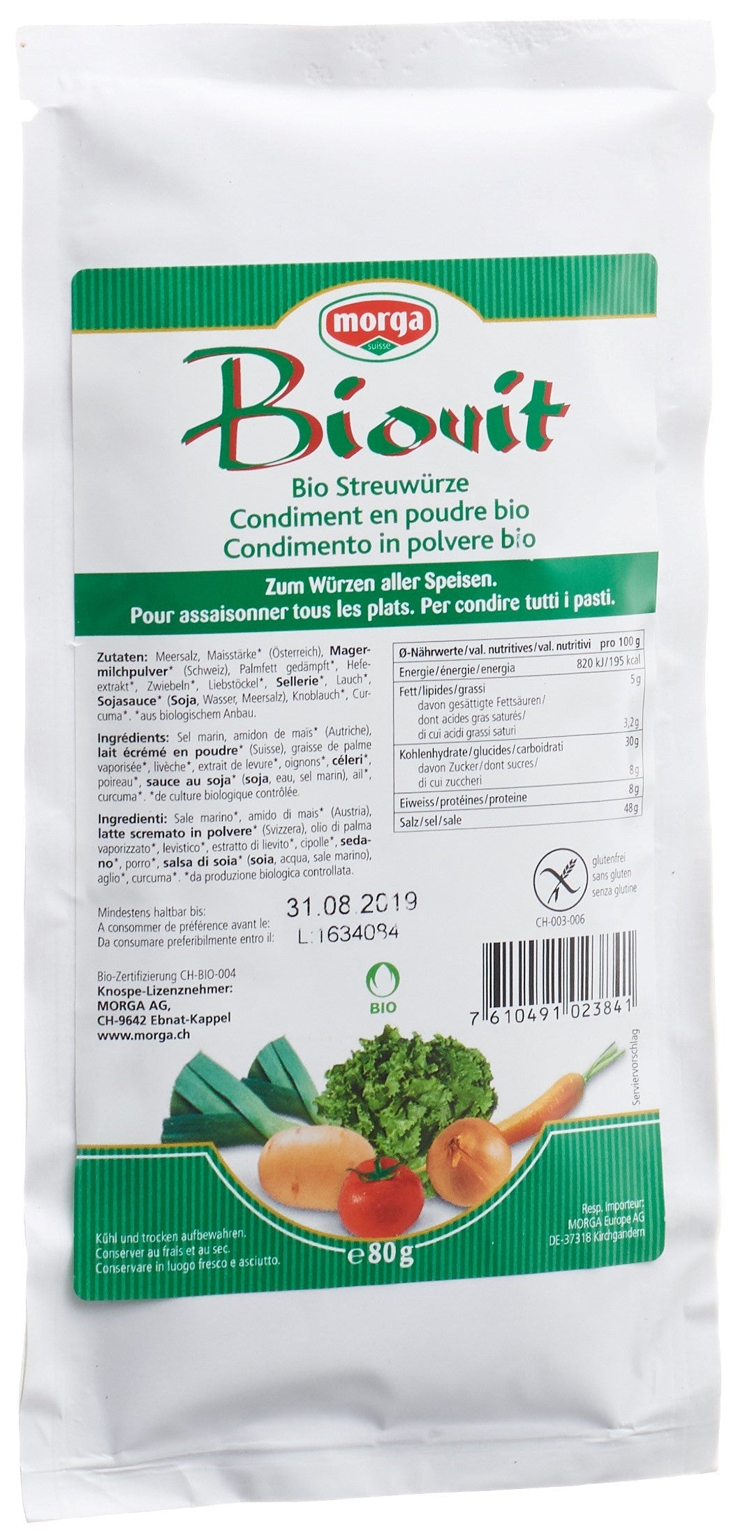 MORGA Biovit Streuwürze Bio