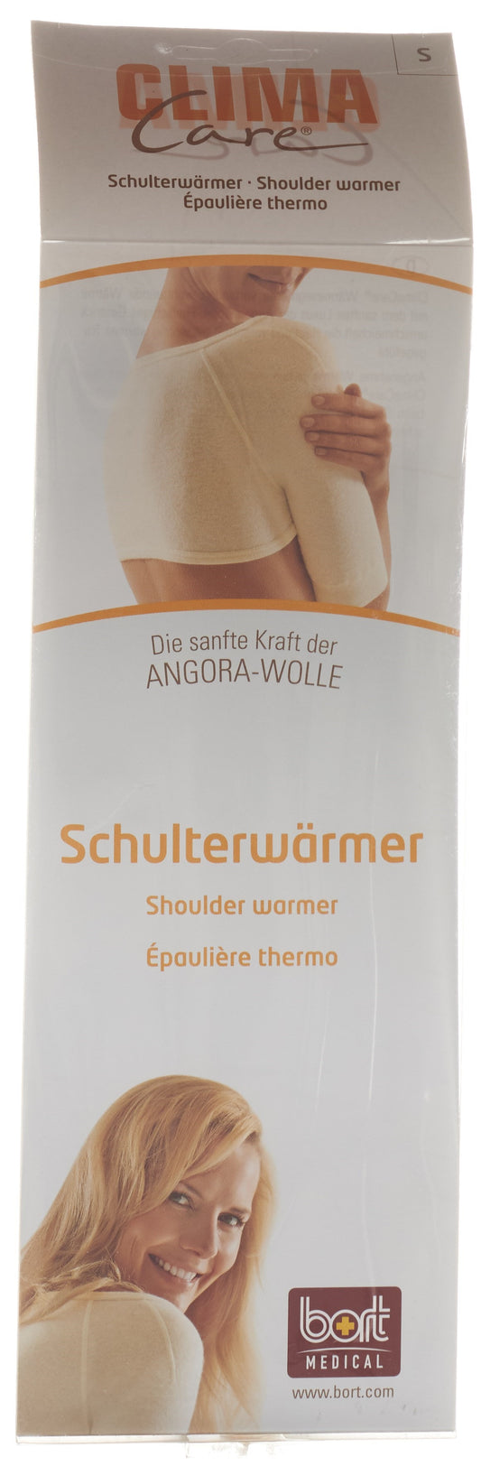 BORT CLIMACARE Schulterwärmer M weiss