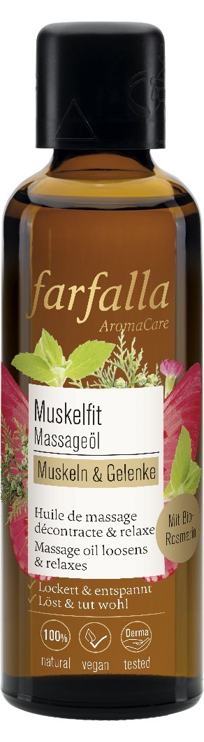 FARFALLA Massageöl Muskelfit