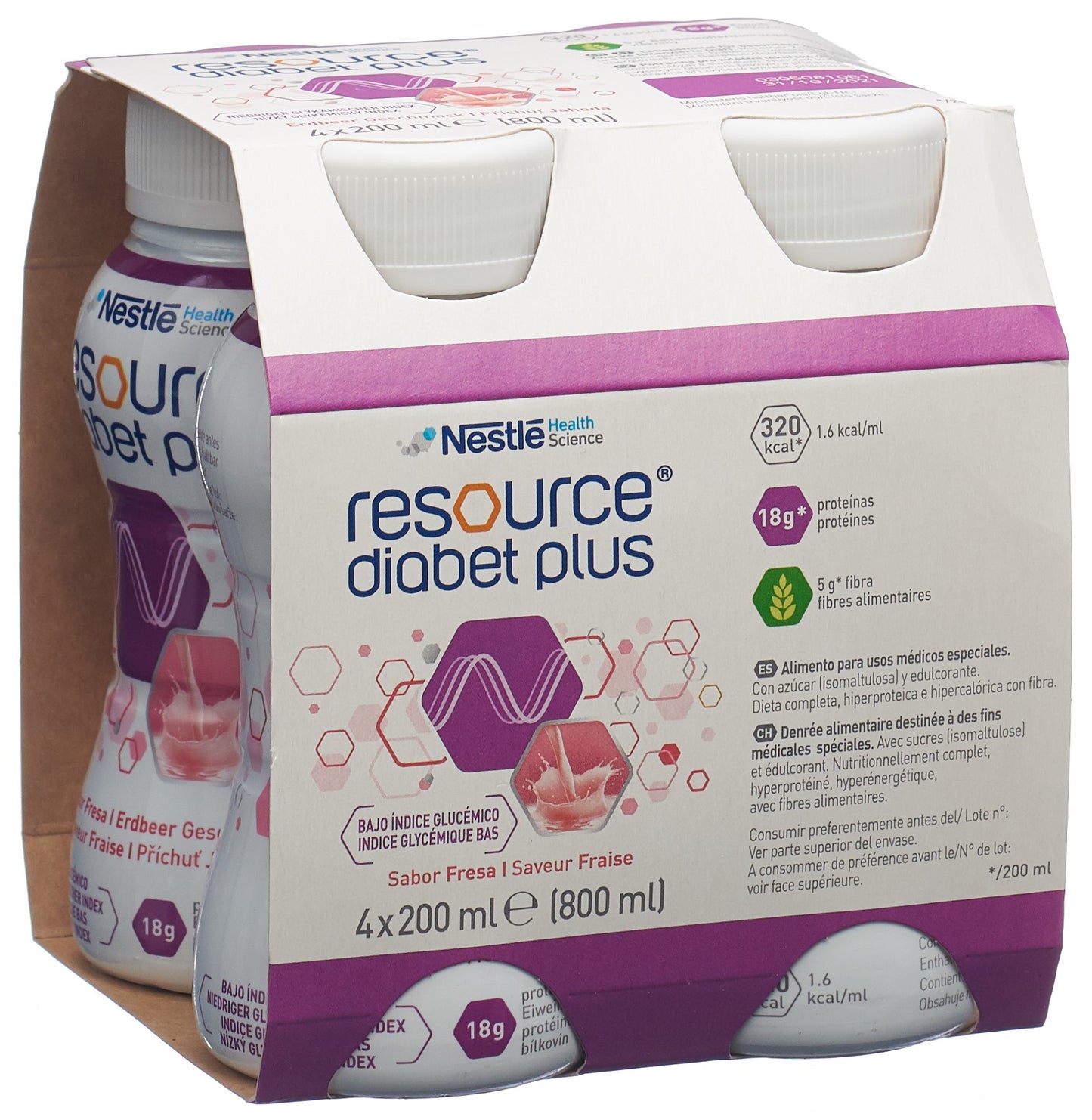 RESOURCE Diabet Plus Erdbeere