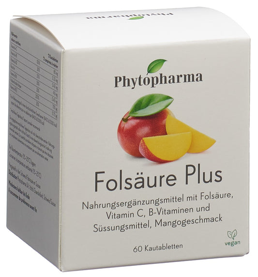 PHYTOPHARMA Folsäure Plus Kautabl